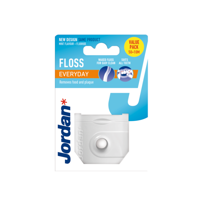 Jordan Everyday Floss 50m + 10m -  tarpdančių siūlas