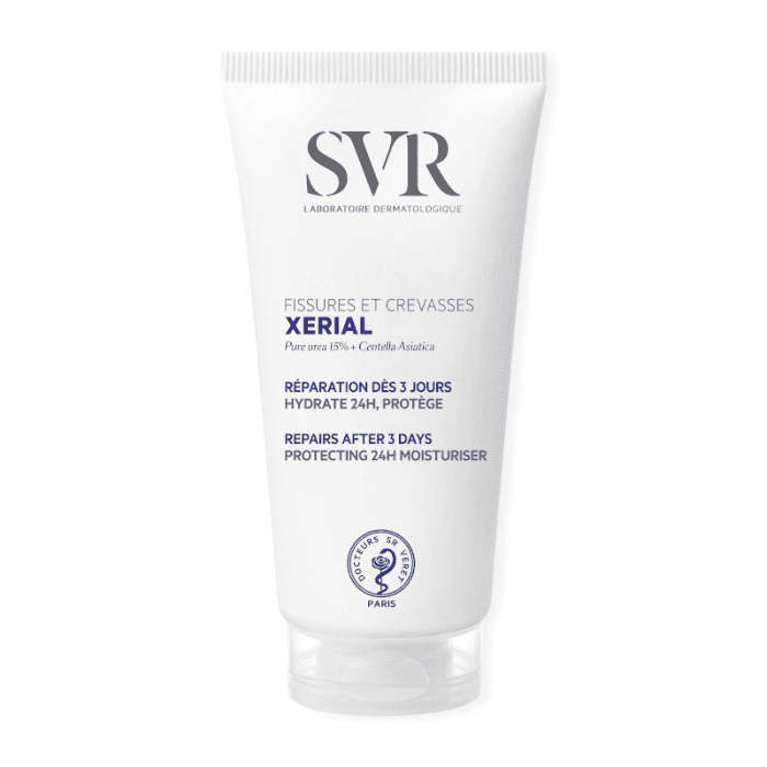 SVR XERIAL FISSURES CREVASSES kremas suskeldėjusiai ir sustorėjusiai pėdų odai prižiūrėti, 50 ml