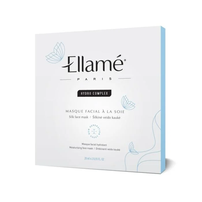 ELLAME šilkinė veido kaukė Hydro Complex, 2 vnt.