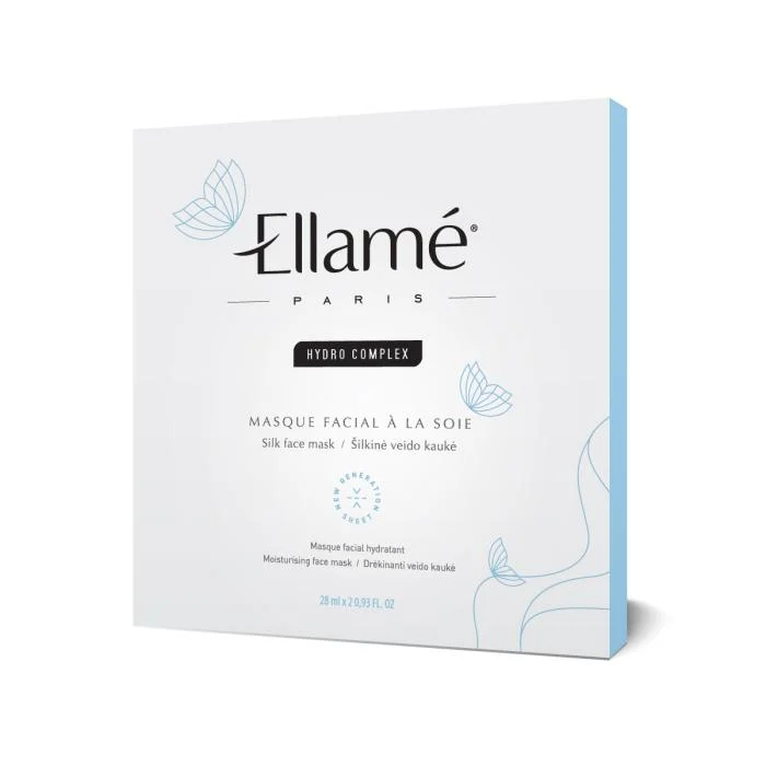 ELLAME šilkinė veido kaukė Hydro Complex, 2 vnt.