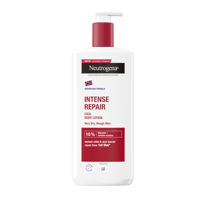 NEUTROGENA kūno losjonas labai sausai, šiurkščiai odai Intense Repair CICA 400 ml