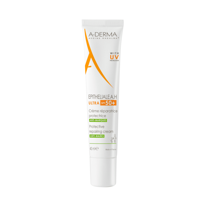 A-DERMA ultra stipraus poveikio atstatomasis kremas EPITHELIALE AH, SPF50, 40 ml