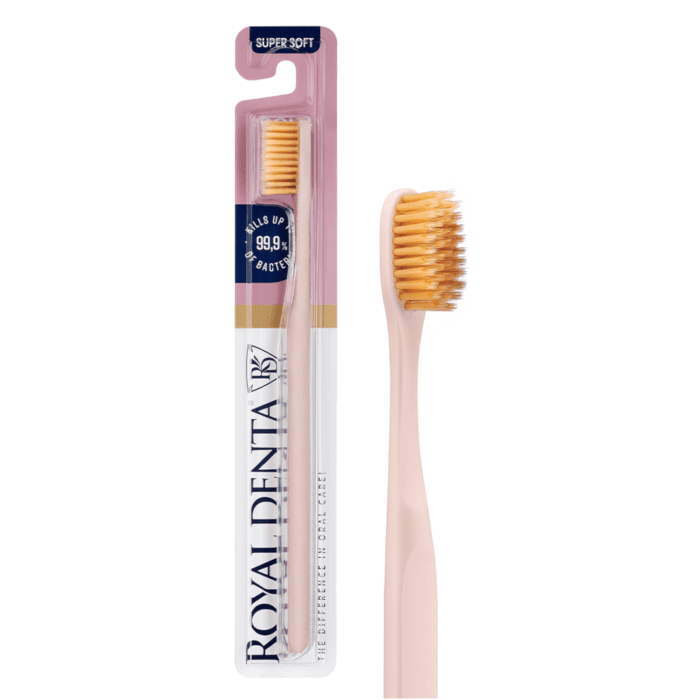 ROYAL DENTA ypač minkštas dantų šepetėlis GOLD SUPER SOFT