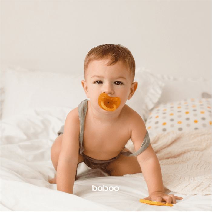 Baboo lateksinis apvalus čiulptukas, 0+ mėn