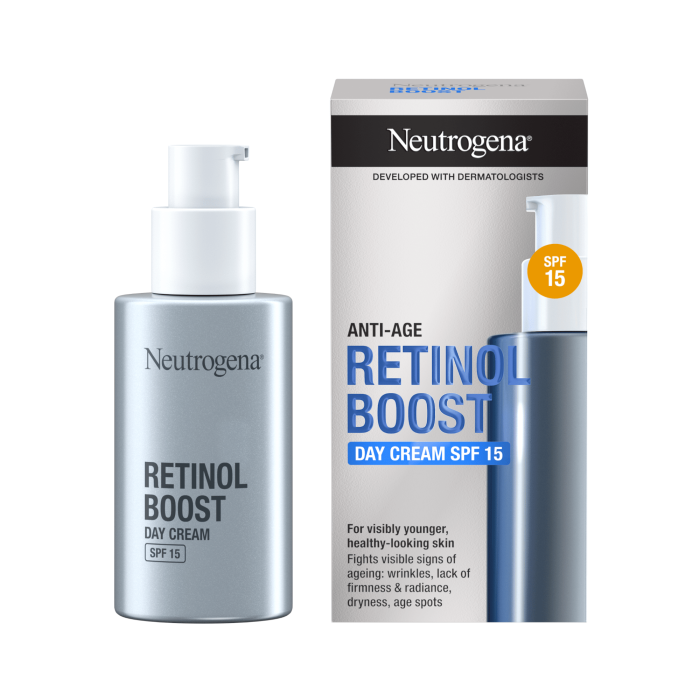 NEUTROGENA Retinol Boost dieninis kremas SPF 15, 50ml