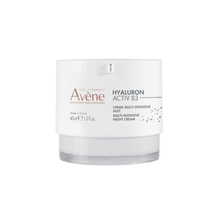 AVENE intensyvaus poveikio naktinis veido kremas brandžiai odai HYALURON ACTIVE B3, 40 ml