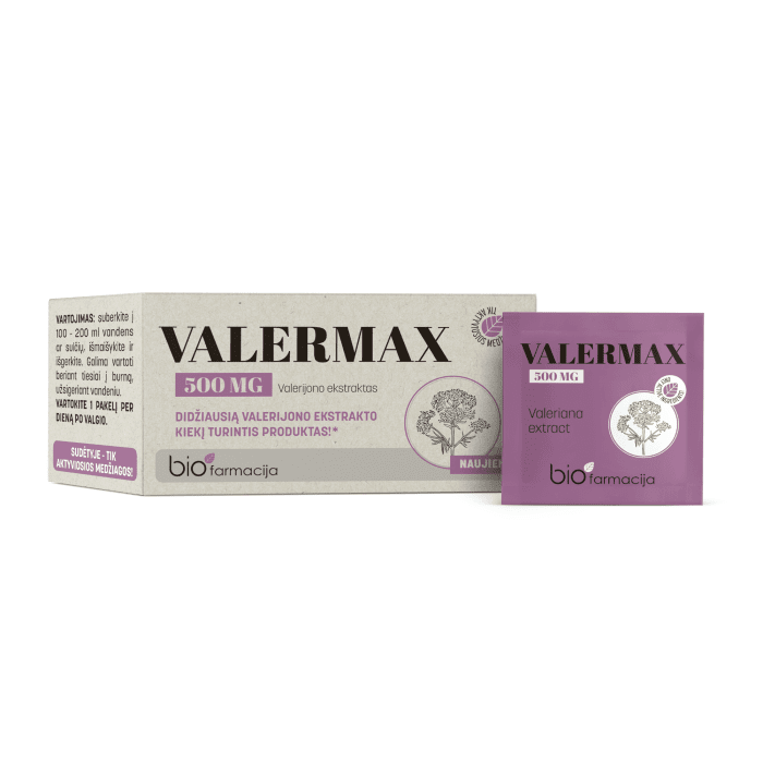 ValerMax 500 mg pakeliai N28