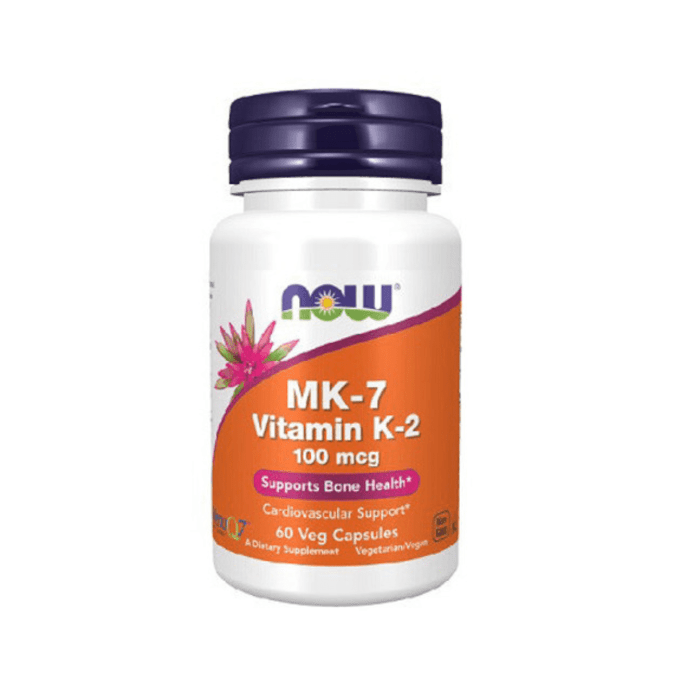 NOW Vitamin K-2 (MK7) 100 mcg kapsulės N60