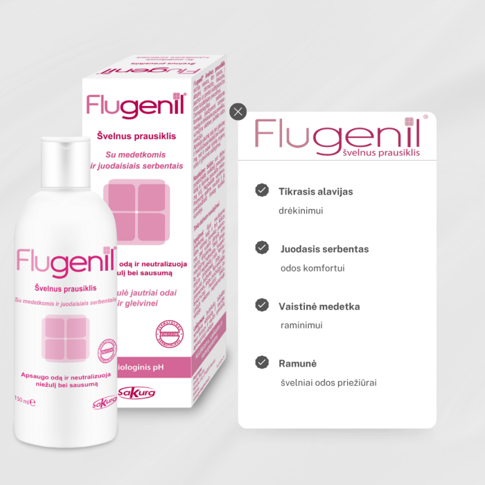 Flugenil švelnus prausiklis 150 ml 