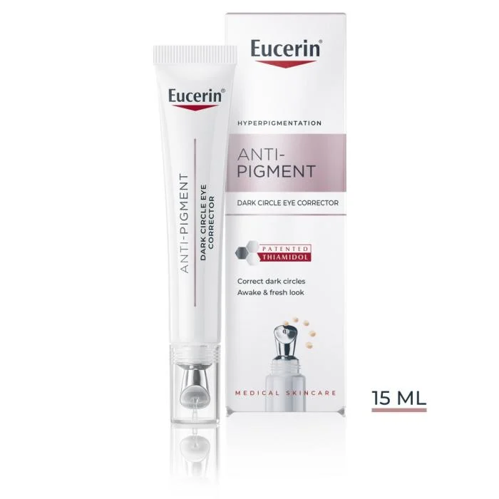 EUCERIN Anti-Pigment tamsius ratilus šviesinantis akių srities kremas, 15 ml