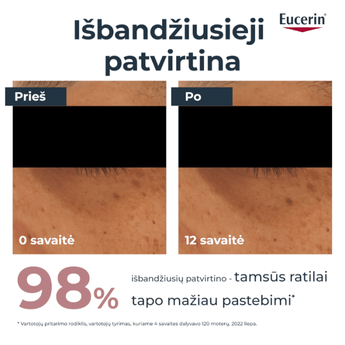 EUCERIN Anti-Pigment tamsius ratilus šviesinantis akių srities kremas, 15 ml