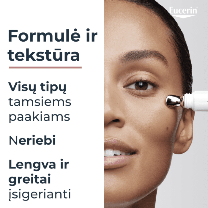 EUCERIN Anti-Pigment tamsius ratilus šviesinantis akių srities kremas, 15 ml