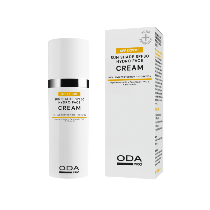 ODA PRO drėkinamasisi veido kremas nuo saulės SPF30, 50 ml