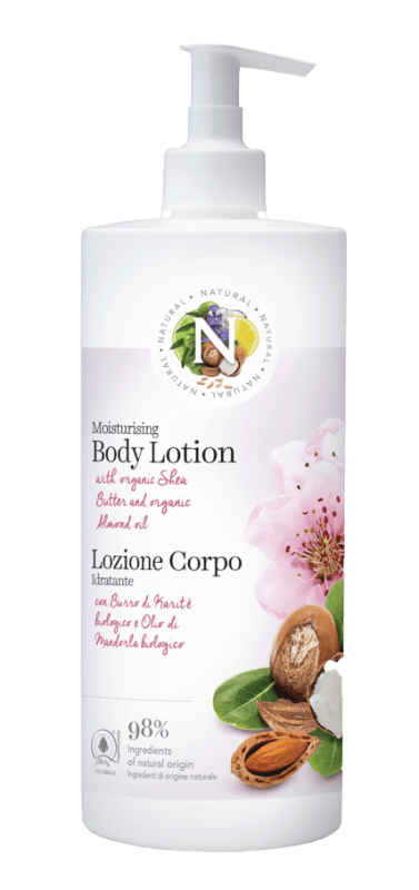 NATURAL drėkinamasis kūno losjonas, 750 ML