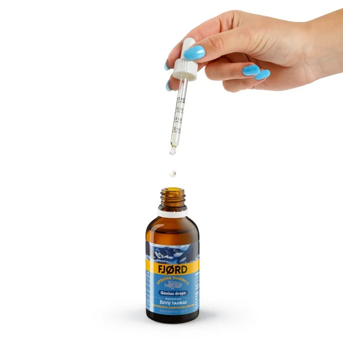 FJORD STRONG OMEGA-3 GENIUS DROPS, 50 ml 