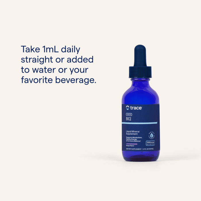 TRACE MINERALS skystas vitaminas B12 1000 mcg, 59 ml