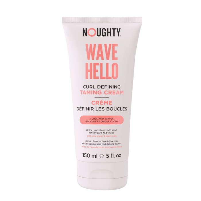 NOUGHTY Wave Hello garbanas pabrėžiantis kremas garbanotiems ir banguotiems plaukams, 150 ml