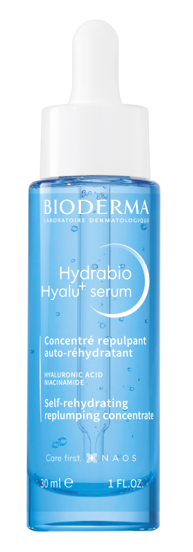 BIODERMA Intensyviai drėkinantis, atkuriamasis koncentruotas serumas dehidratuotai odai HYDRABIO HYALU+ SERUM, 30 ml