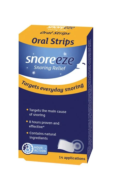 SNOREEZE gomurio juostelės nuo knarkimo N14