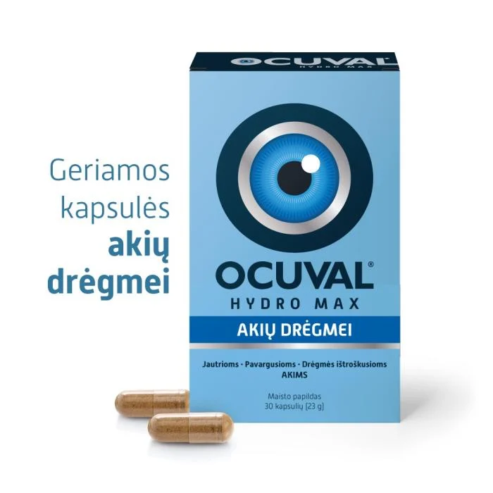 OCUVAL HYDRO MAX kapsulės N30