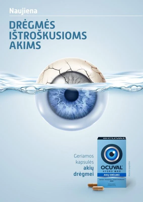 OCUVAL HYDRO MAX kapsulės N30