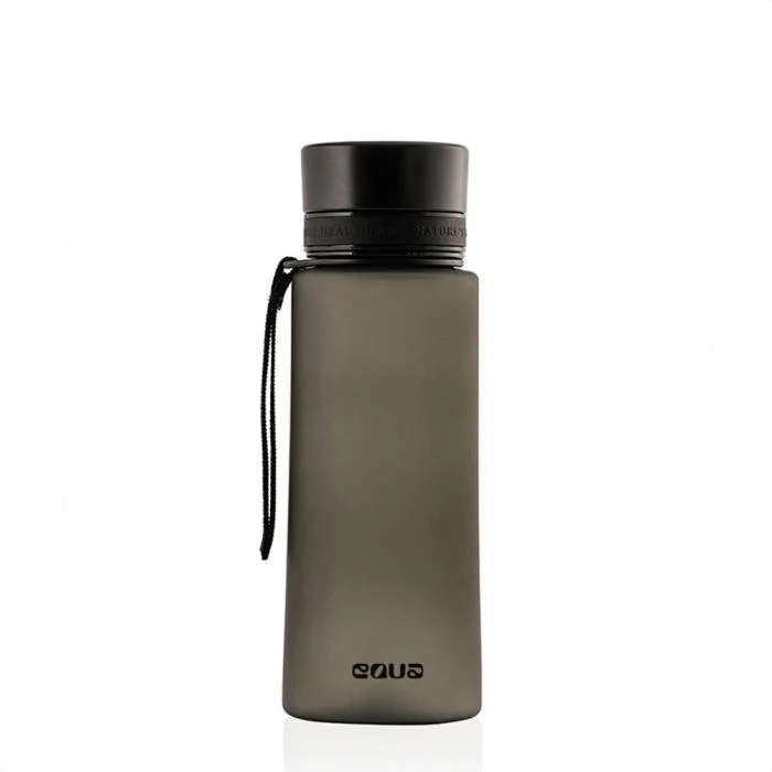 EQUA plastikinė gertuvė be BPA 'Matte black' 600 ml