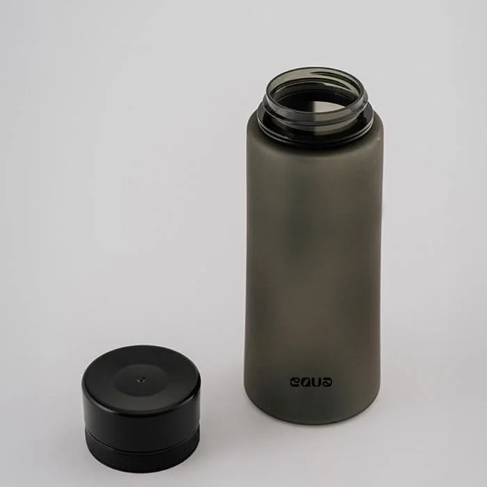 EQUA plastikinė gertuvė be BPA 'Matte black' 600 ml