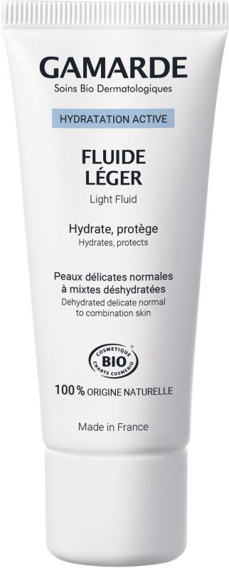 GAMARDE HYDRATATION ACTIVE LIGHT drėkinamasis veido fluidas, 40 g