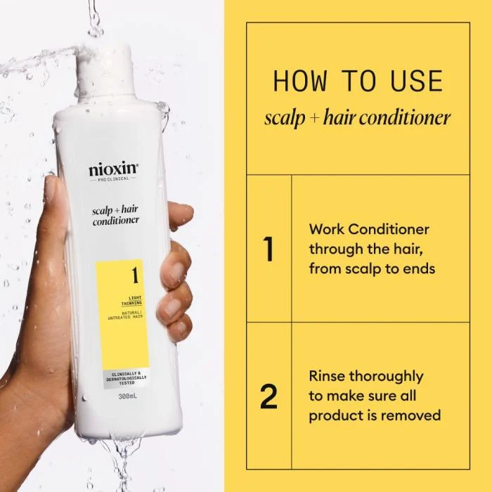 NIOXIN Pro Clinical SYS1 SCALP & HAIR CONDITIONER - Galvos odos ir plaukų kondicionierius 300 ml