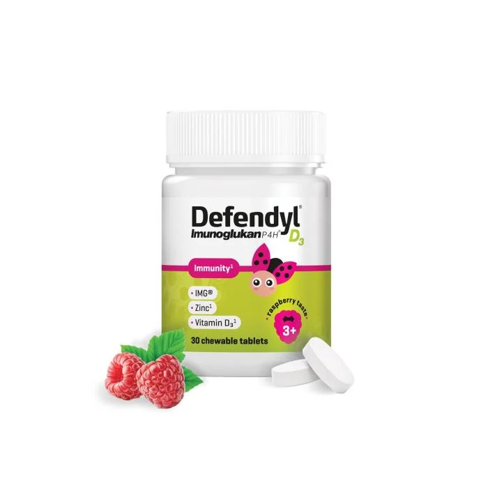 Defendyl-Imunoglukan P4H® D3 junior tabletės N30