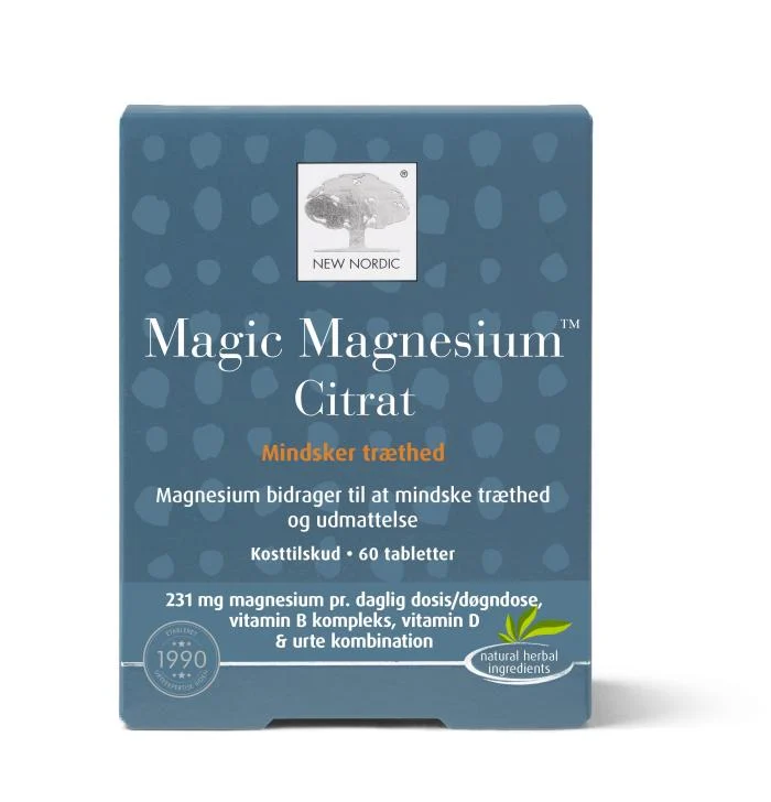 NEW NORDIC Magic Magnio citratas, 700 mg, N60