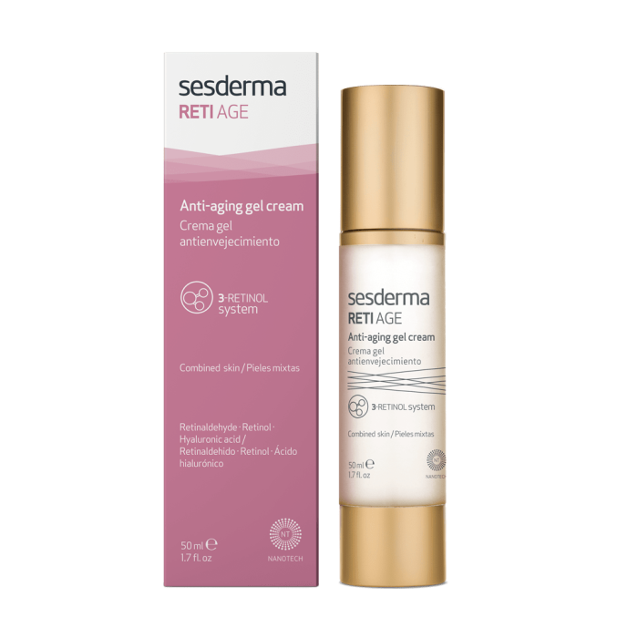 SESDERMA RETIAGE gelis-kremas su retinoliu, 50 ml