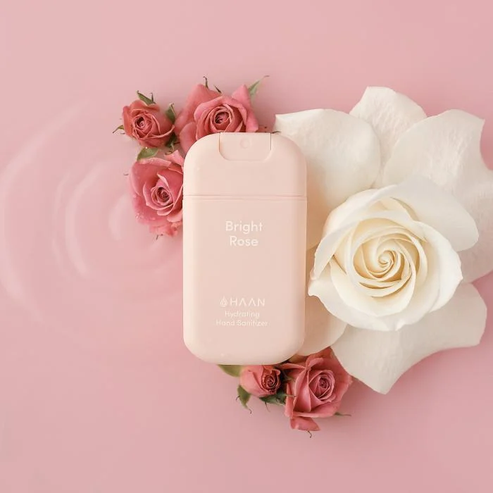 HAAN Rankų dezinfekantas Bright Rose 30 ml