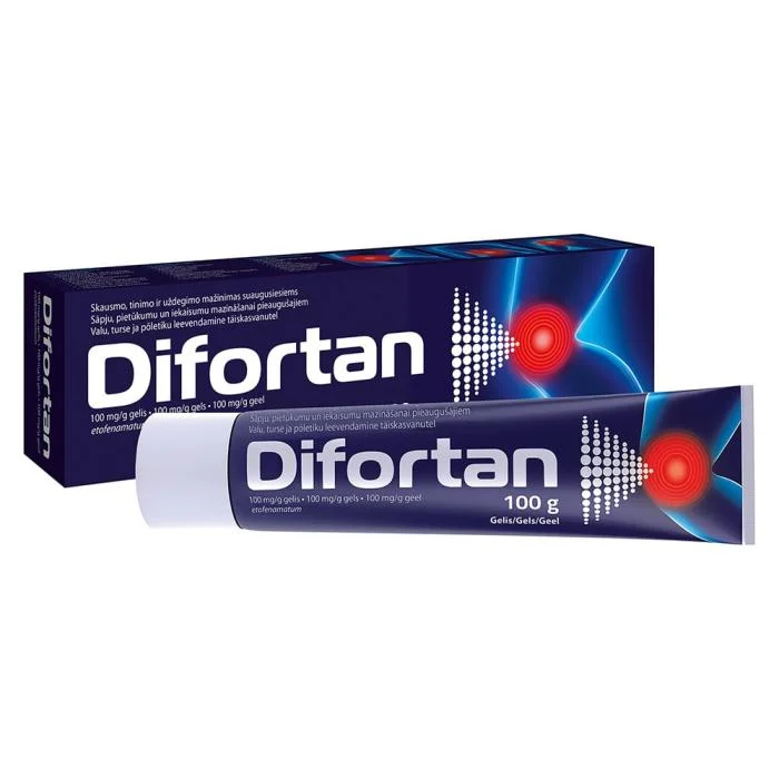 DIFORTAN 100 mg/g gelis 100 g