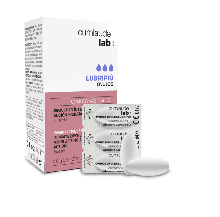 CUMLAUDE Lab makšties ovulės LUBRIPIU, 10vnt.