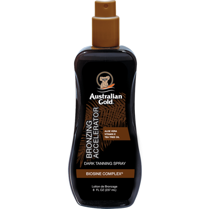 AUSTRALIAN GOLD įdegį skatinantis pienelis su bronzantais Accelerator, 237ml