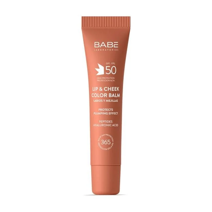 BABE apsauginis lūpų ir skruostų balzamas SPF50, NUDE, 20 ml