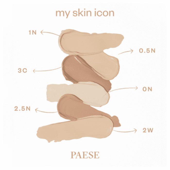 PAESE My Skin Icon matinį atspalvį suteikiantis makiažo pagrindas 1N, 33 ml