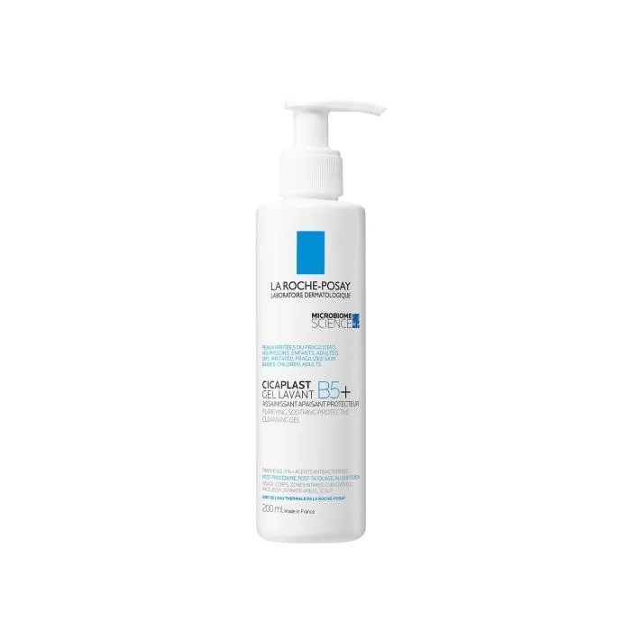 LA ROCHE POSAY CICAPLAST LAVANT B5+ valomasis gelis jautriai ir sudirgusiai odai, 200 ml