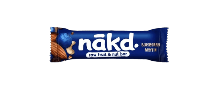 NAKD Vaisių ir riešutų batonėlis su mėlynėmis 4x 35g