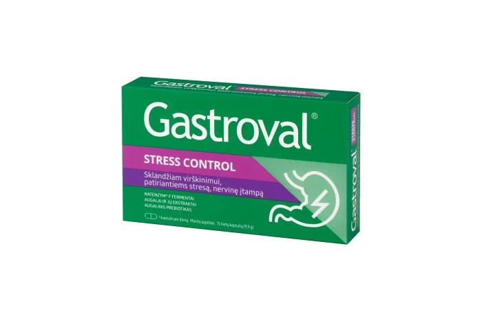 GASTROVAL stress control, kapsulės, N15