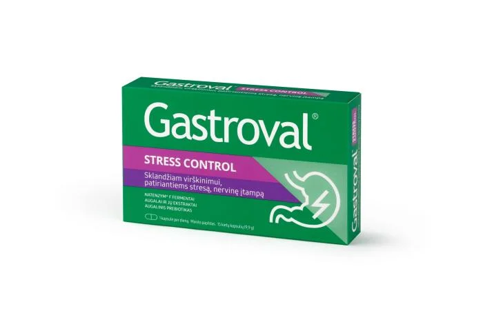 GASTROVAL stress control, kapsulės, N15