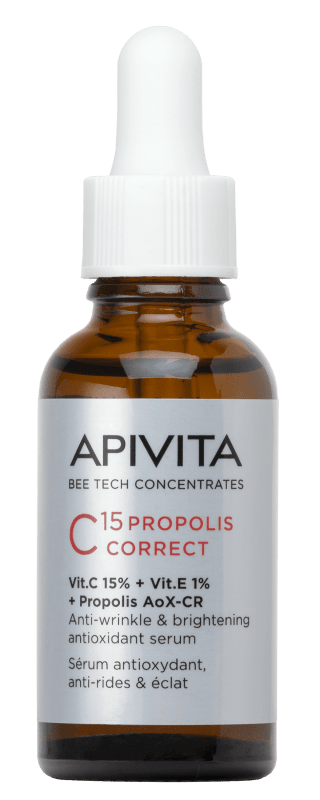 APIVITA C15 PROPOLIS CORRECT veido serumas, 30ml
