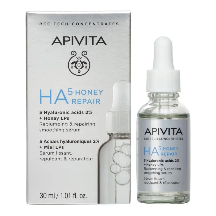 APIVITA HA5 HONEY REPAIR veido serumas, 30ml