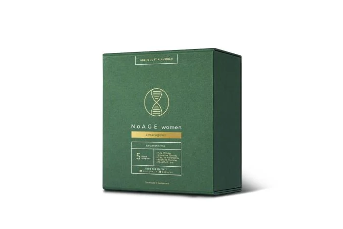 NOAGE women smaragdus, 25 KAPSULĖS ir  25 VIENADOZĖS TALPYKLĖS, N50
