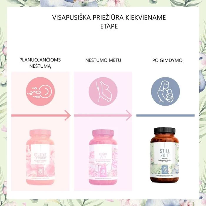 NATURTREU Vitaminų kompleksas maitinančioms mamoms, N90