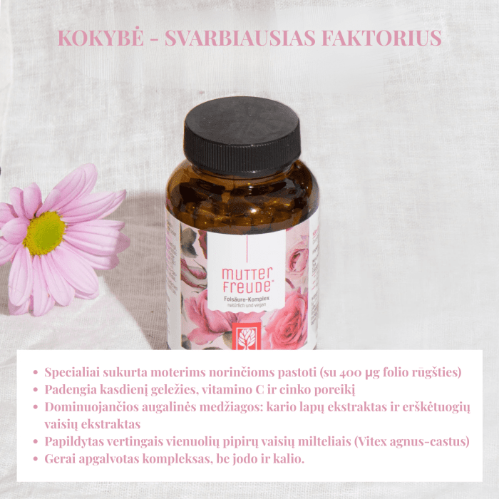 NATURTREU Maisto papildas planuojančioms nėštumą, N90