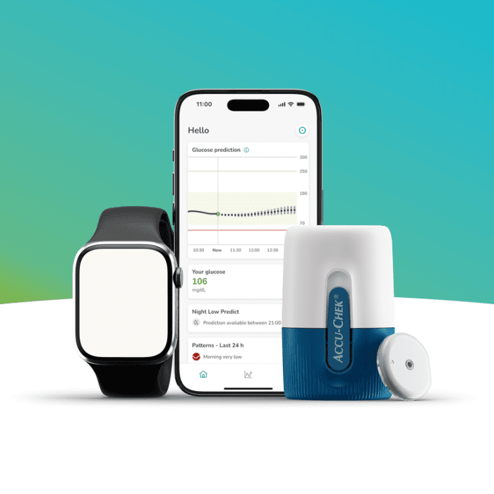 ACCU-CHEK SmartGuide nuolatinės gliukozės stebėsenos sistema