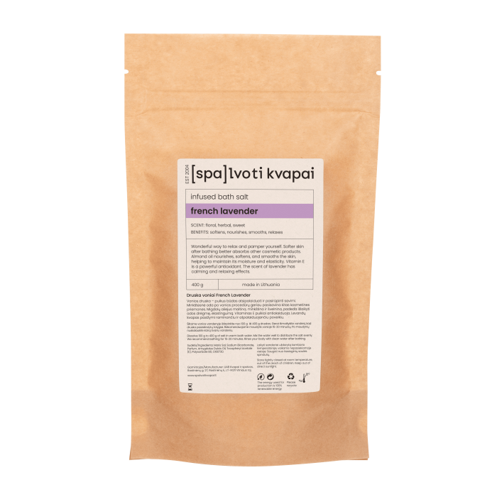 SPALVOTI KVAPAI Druska voniai French Lavender 400g