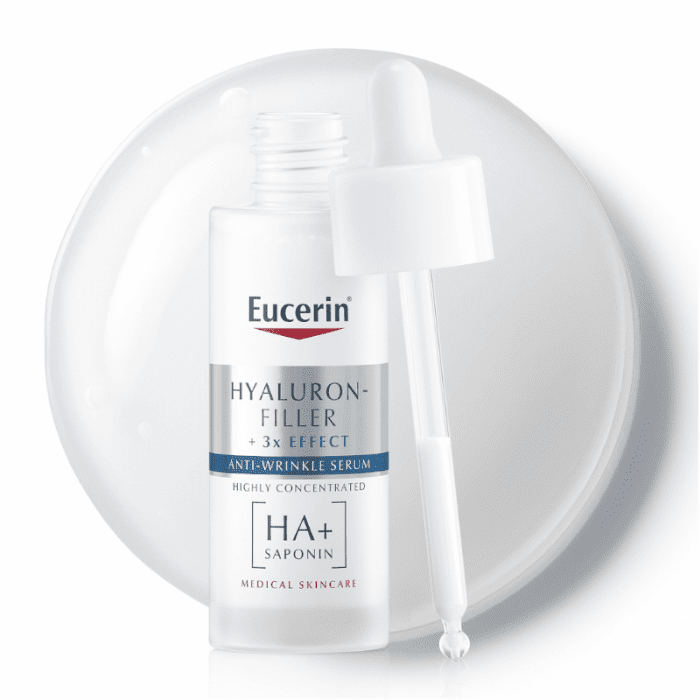 EUCERIN Hyaluron-Filler +3x  Effect stangrinamasis veido serumas, 30 ml